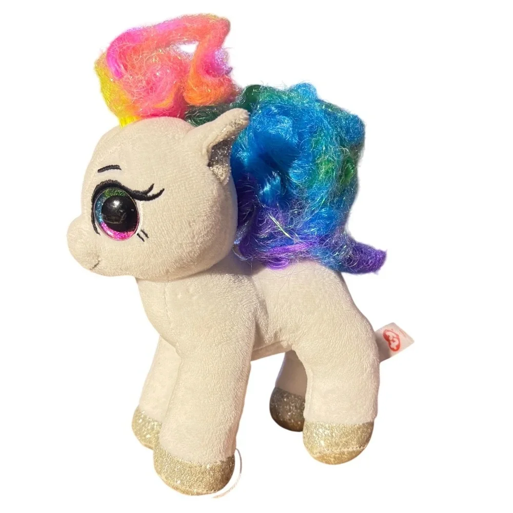 Ty My Little Pony Plush Lot 3pc Princess Luna Rainbow Dash Sea‎ Pony Sparkle